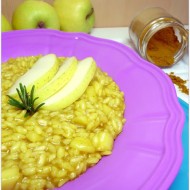 RIMETTIAMO IN PENTOLA ……. RISOTTO CON LE MELE AL CURRY