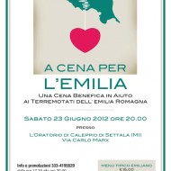 A CENA PER L’EMILIA