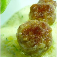 POLPETTE CON FONDUTA DI PORRI