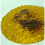 RISOTTO CON LA ZUCCA AROMATIZZATO ALLA LIQUIRIZIA