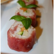 Sushi maki all’italiana con prosciutto e melone. La mia seconda ricetta per la Notte del Gusto a Lodi!