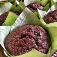 Muffins doppio cioccolato e banana